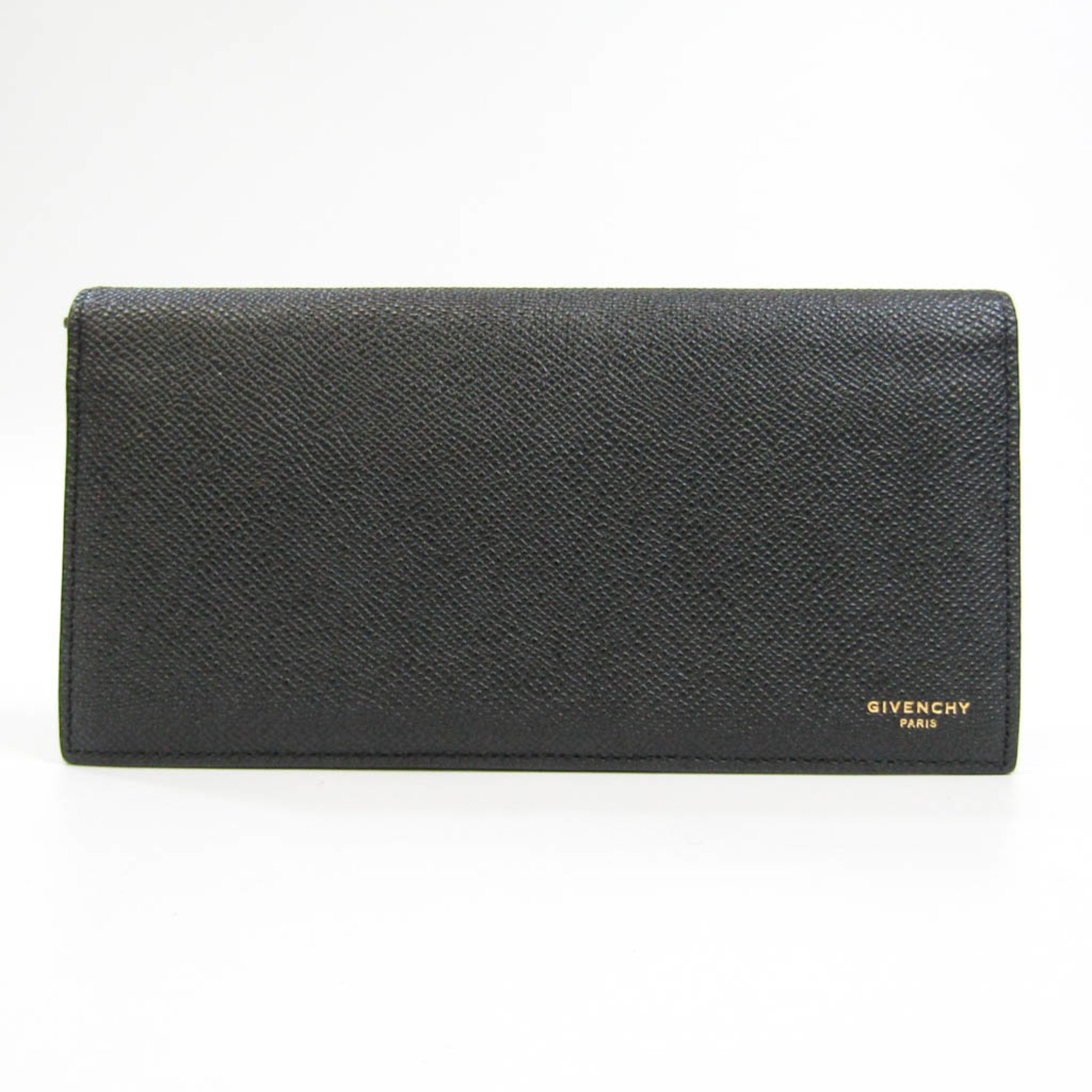 Givenchy Men's Leather Long Wallet [Bi-Fold] Black